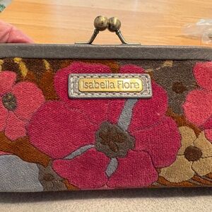 Isabella Fiore beaded clutch handbag